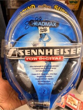 Vintage Sennheiser HD 470 HeadMax Headphones New/Unused Open Box